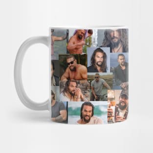 Jason Momoa Collage Mug